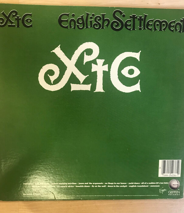 XTC - English Settlement (84 RE) - 2GHS 4036 - Vinyl LP (USED)