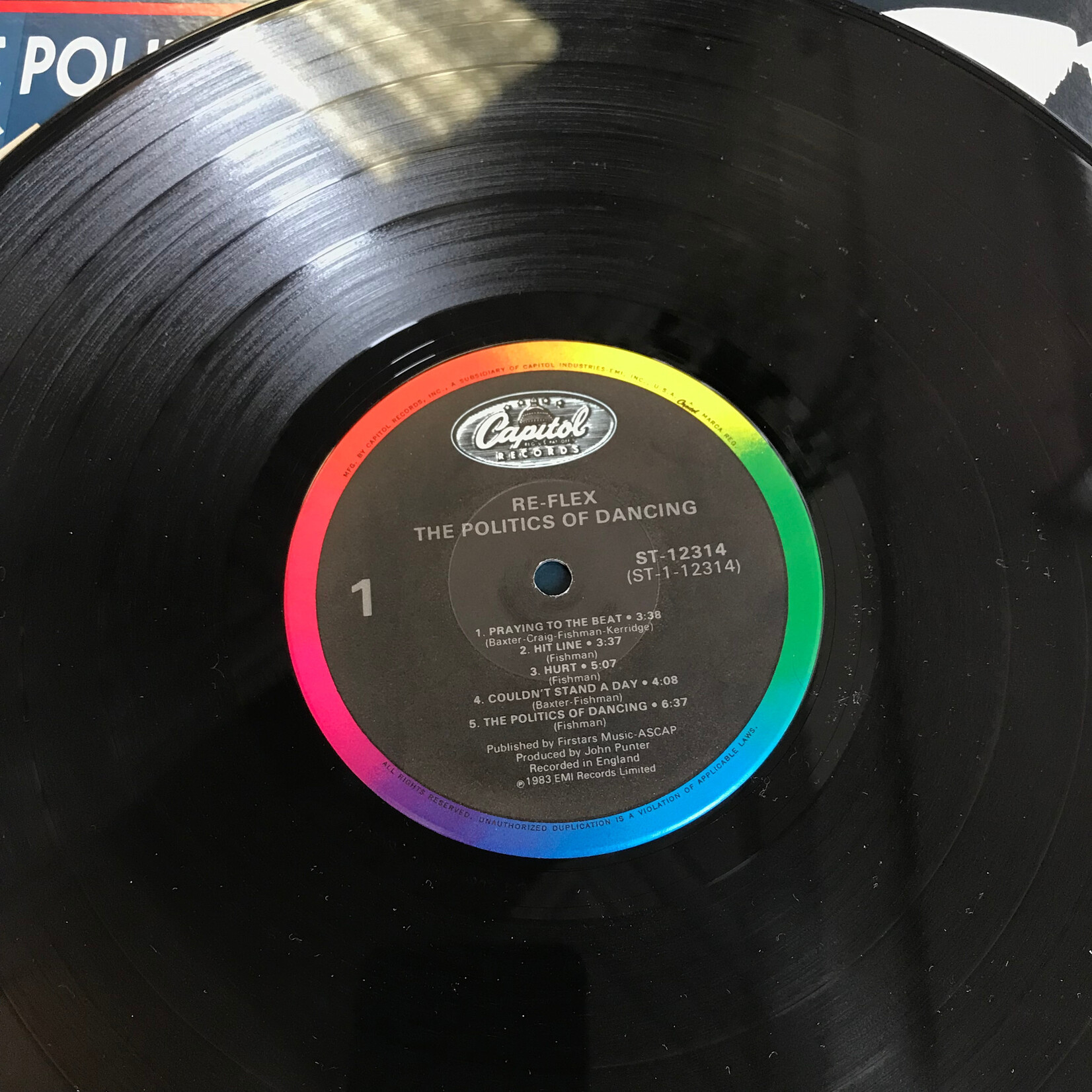 Re-Flex – The Politics Of Dancing - ST12314 - Vinyl LP (USED)