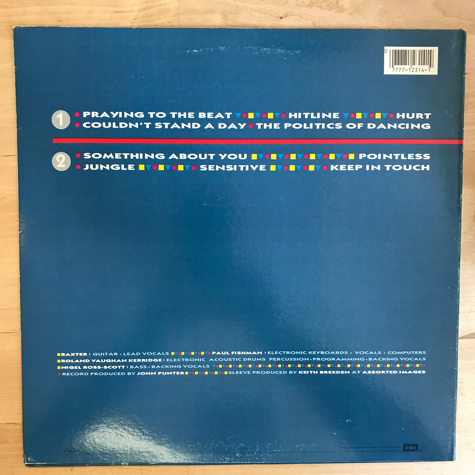 Re-Flex – The Politics Of Dancing - ST12314 - Vinyl LP (USED)