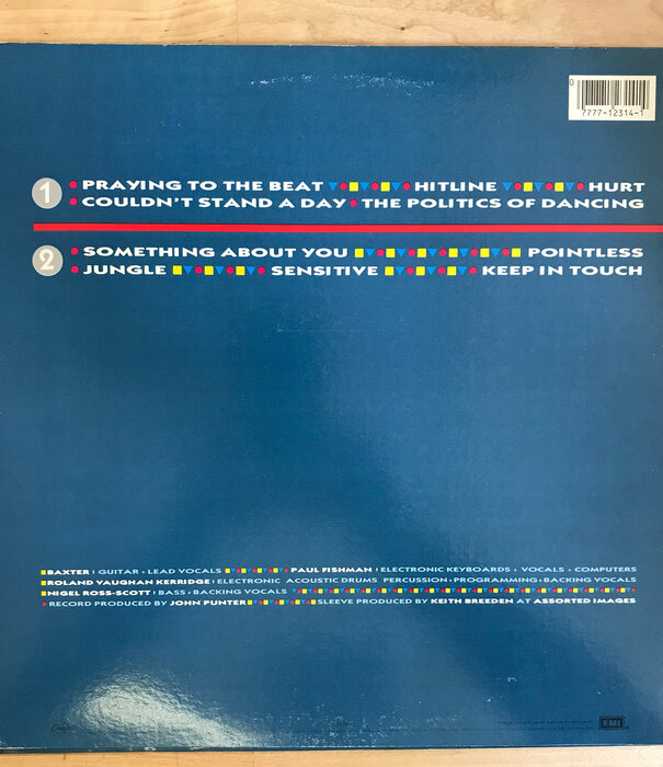 Re-Flex – The Politics Of Dancing - ST12314 - Vinyl LP (USED)