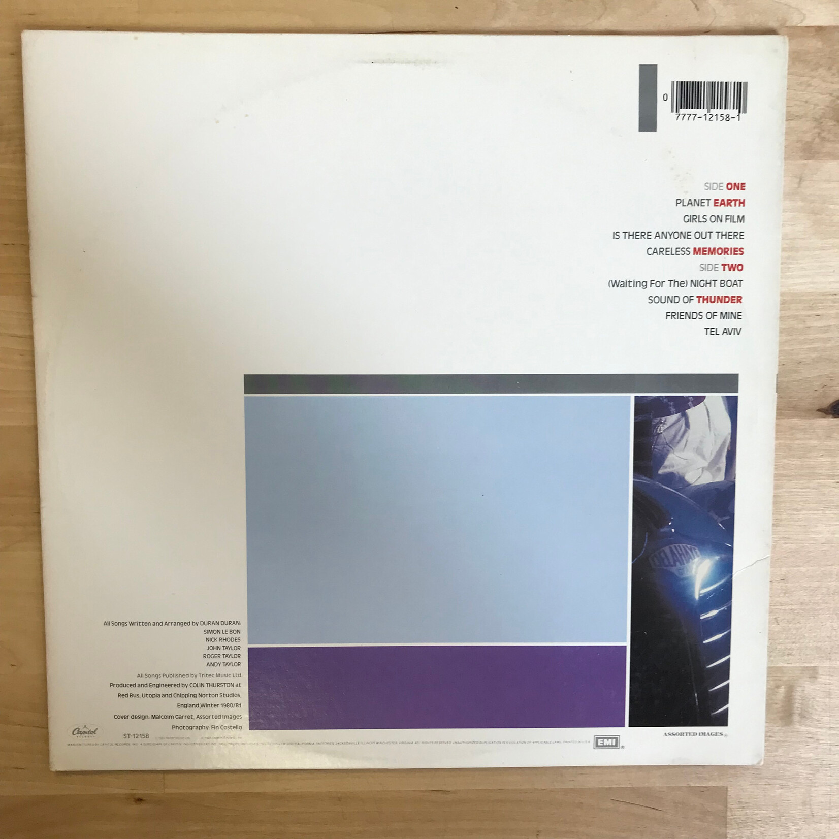 Duran Duran - Duran Duran (82 Winchester RE) - ST 12158 - Vinyl LP (USED)
