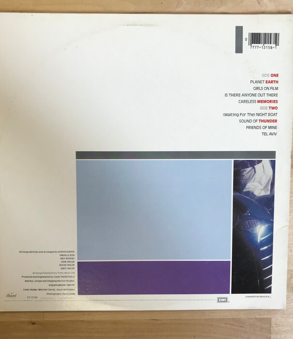 Duran Duran - Duran Duran (82 Winchester RE) - ST 12158 - Vinyl LP (USED)