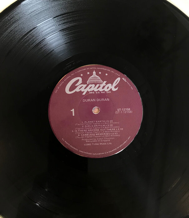Duran Duran - Duran Duran (82 Winchester RE) - ST 12158 - Vinyl LP (USED)