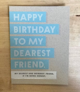 Dearest Friend - Greeting Card (NEW)