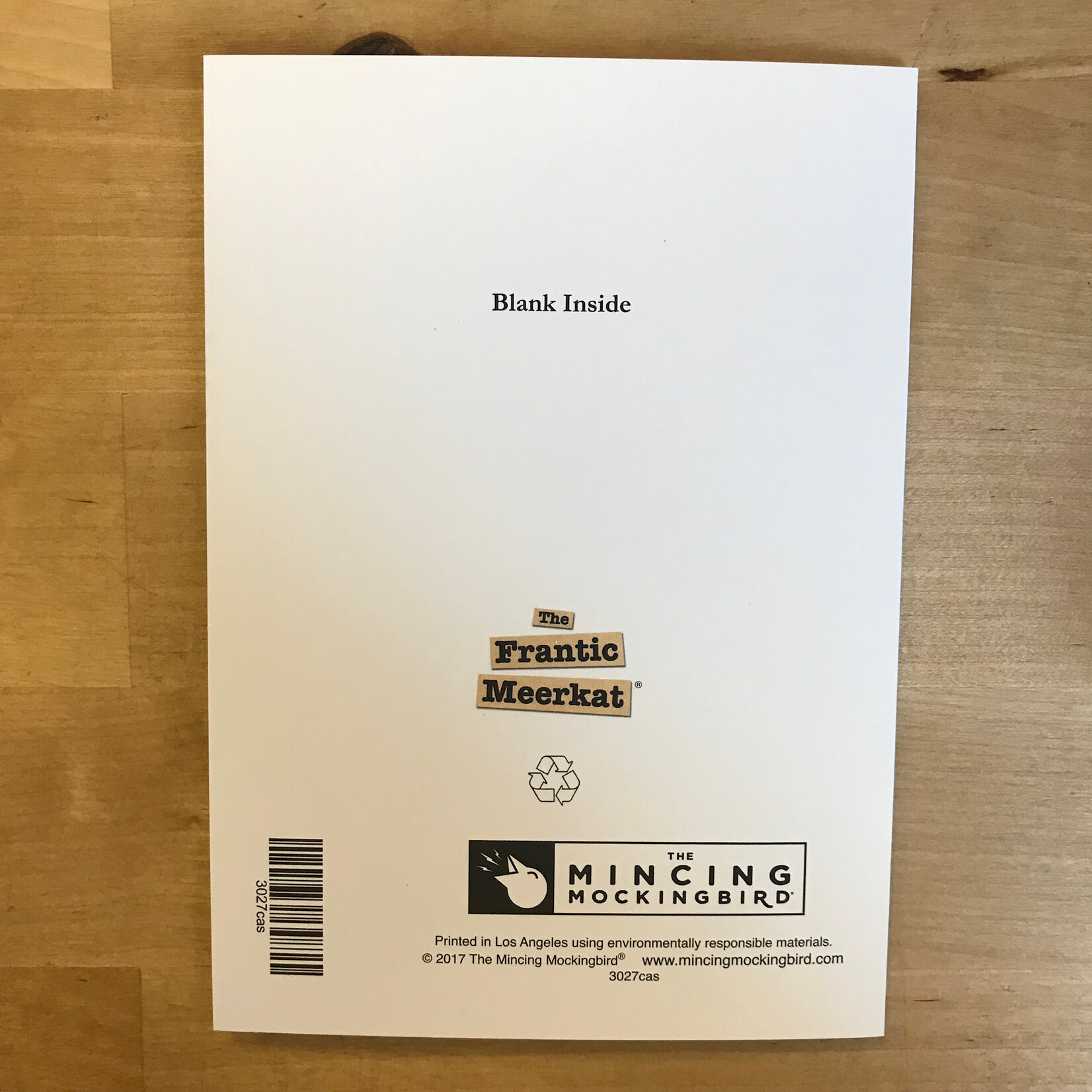 Cassawary Knock Knock - Greeting Card (NEW)
