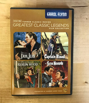 TCM Greatest Classic Legends: Errol Flynn - 4 Movie DVD (USED)