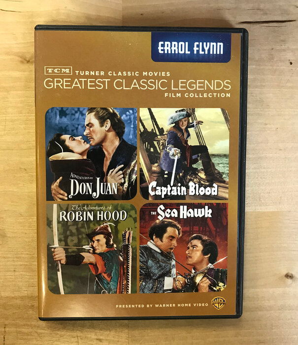 TCM Greatest Classic Legends: Errol Flynn - 4 Movie DVD (USED)