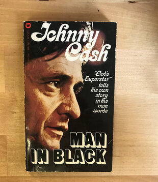 Johnny Cash - Man In Black (1976 First) - Paperback MM (USED)