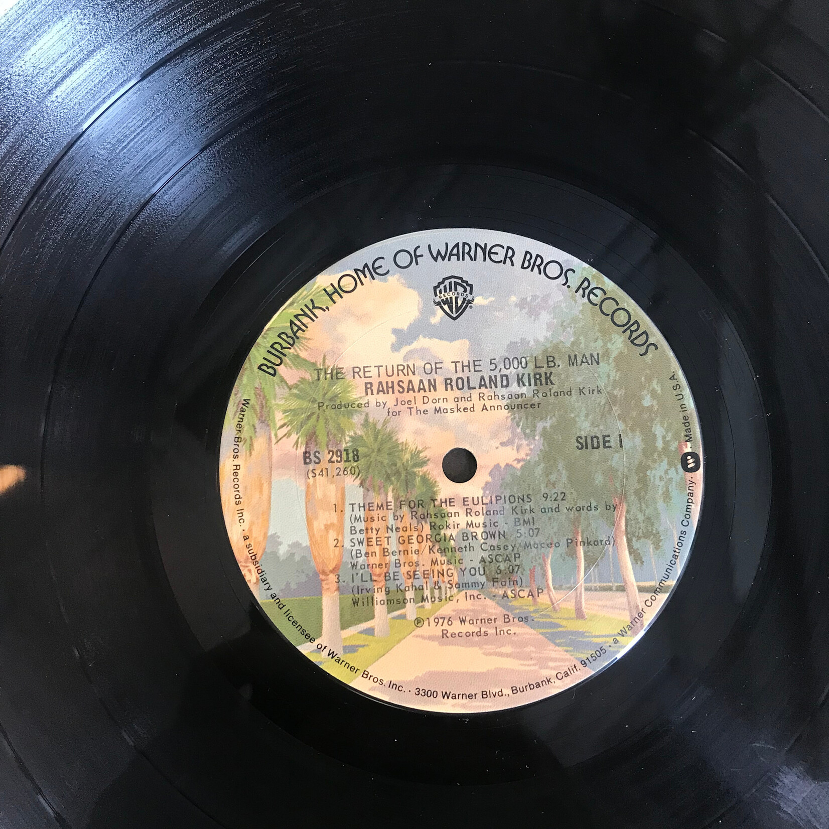 Rahsaan Roland Kirk - The Return Of The 5,000 LB. Man - BS2918 - Vinyl LP (USED