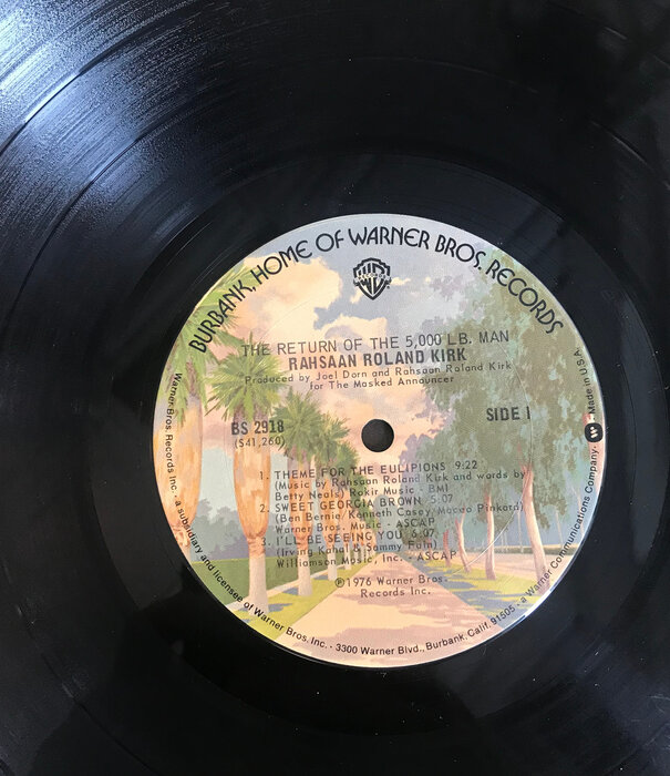 Rahsaan Roland Kirk - The Return Of The 5,000 LB. Man - BS2918 - Vinyl LP (USED
