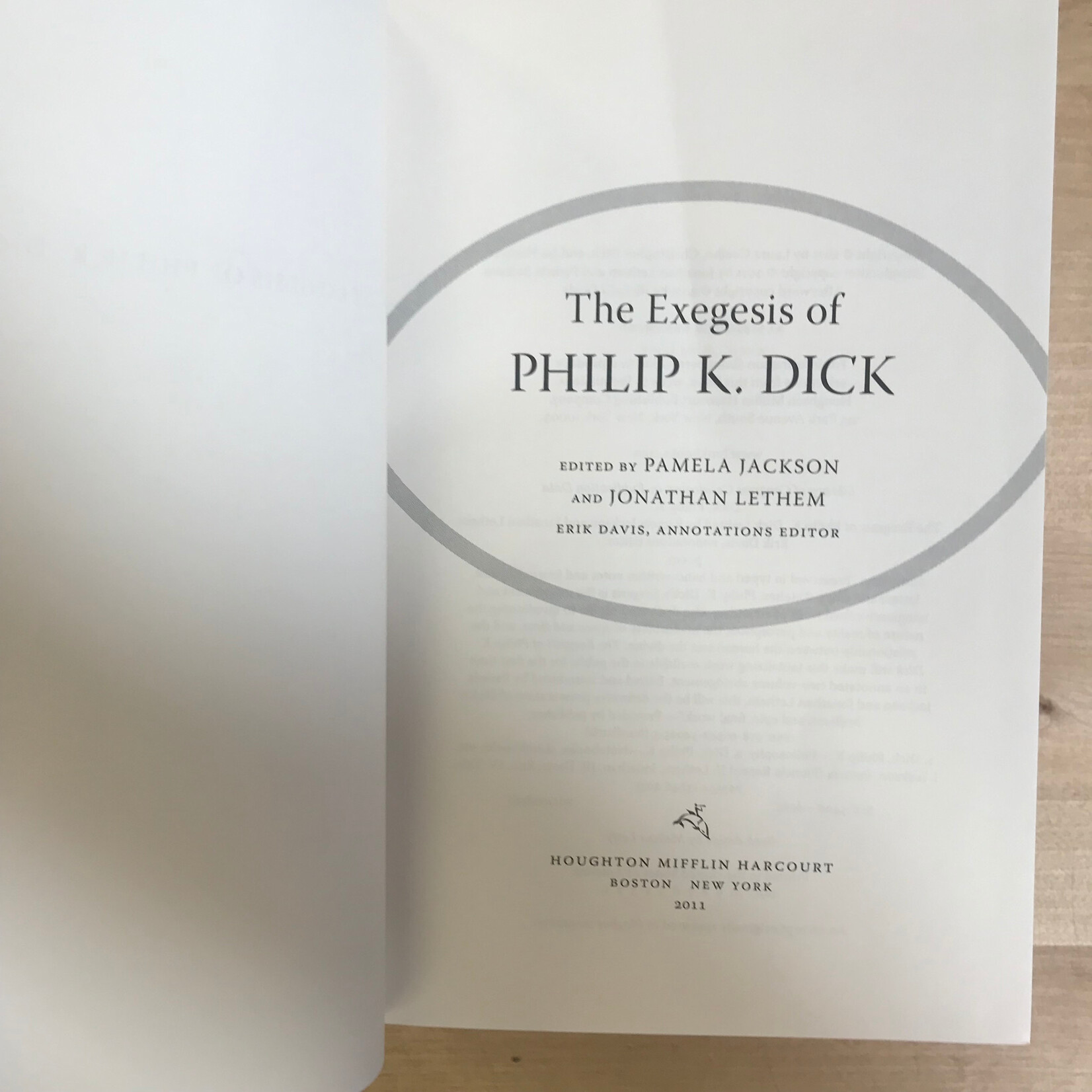 Philip K. Dick - The Exegesis - Hardback (USED)