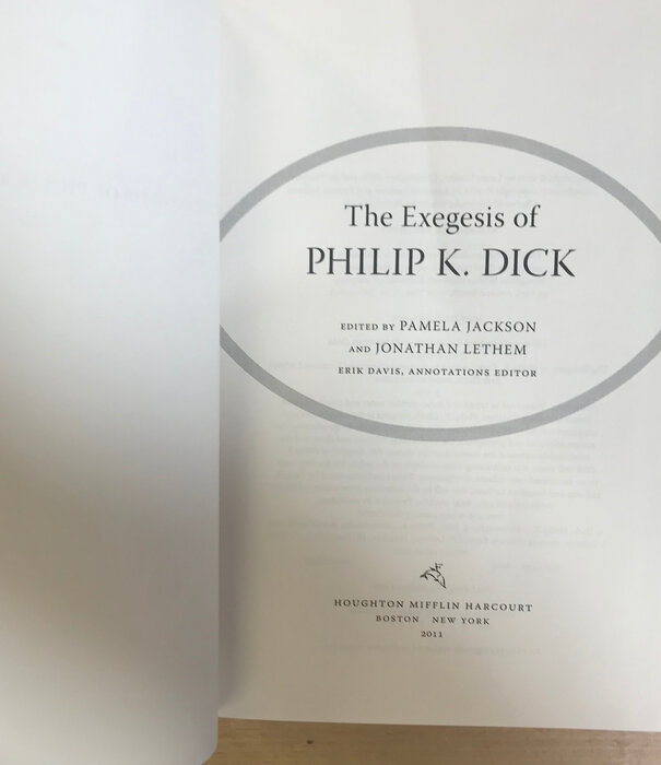 Philip K. Dick - The Exegesis - Hardback (USED)