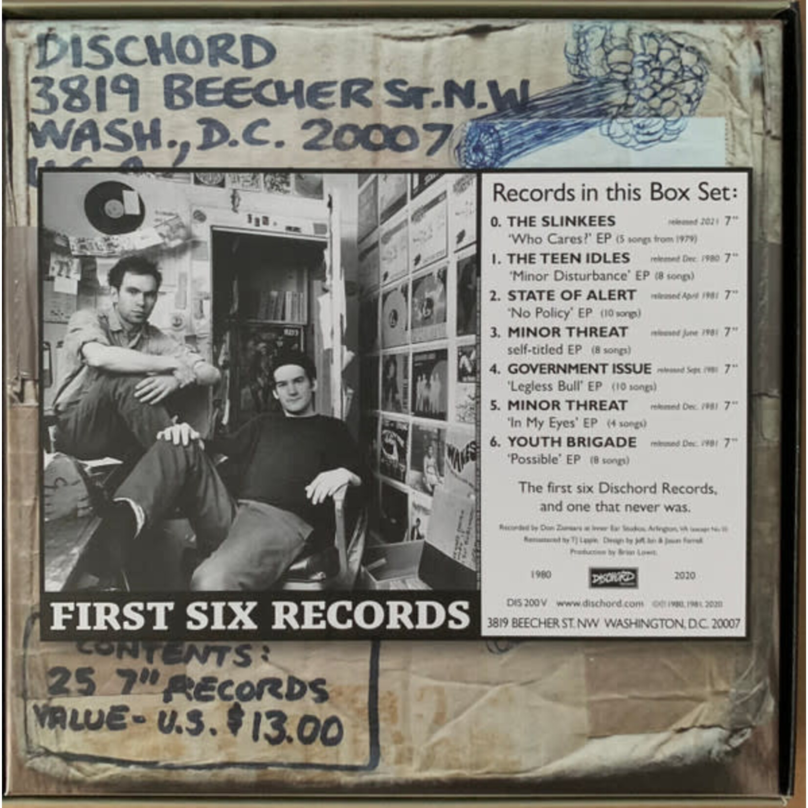 Dischord - First Six Records - Vinyl 45 Box Set (USED)
