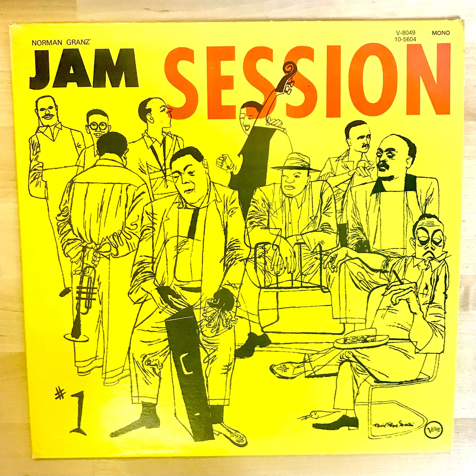 Various - Jam Session #1 (1980 RE) - 10 5604 - Vinyl LP (USED)