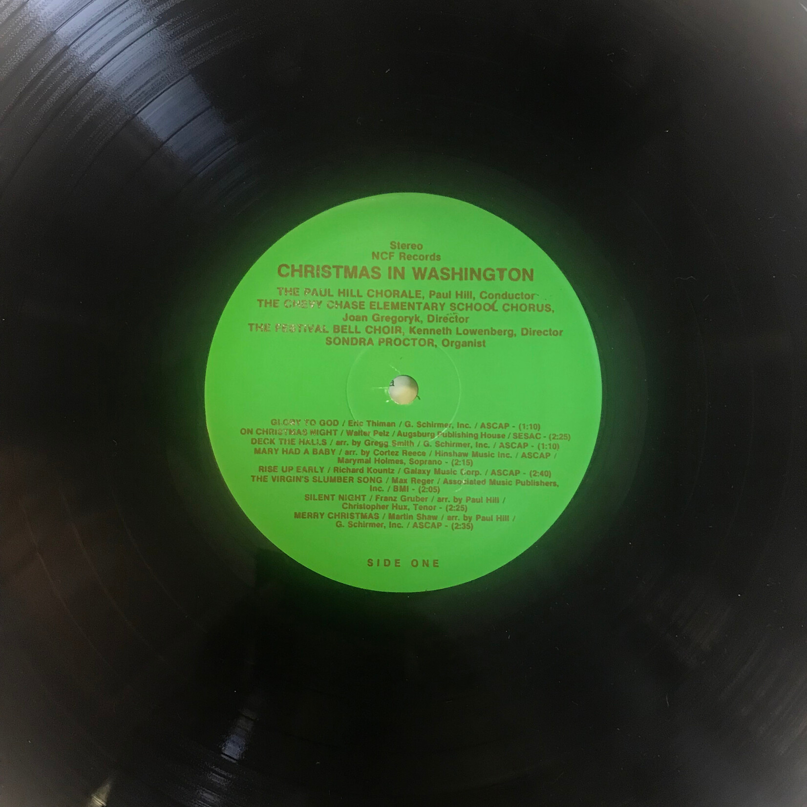 Paul Hill Chorale - Christmas In Washington - Vinyl LP (USED)