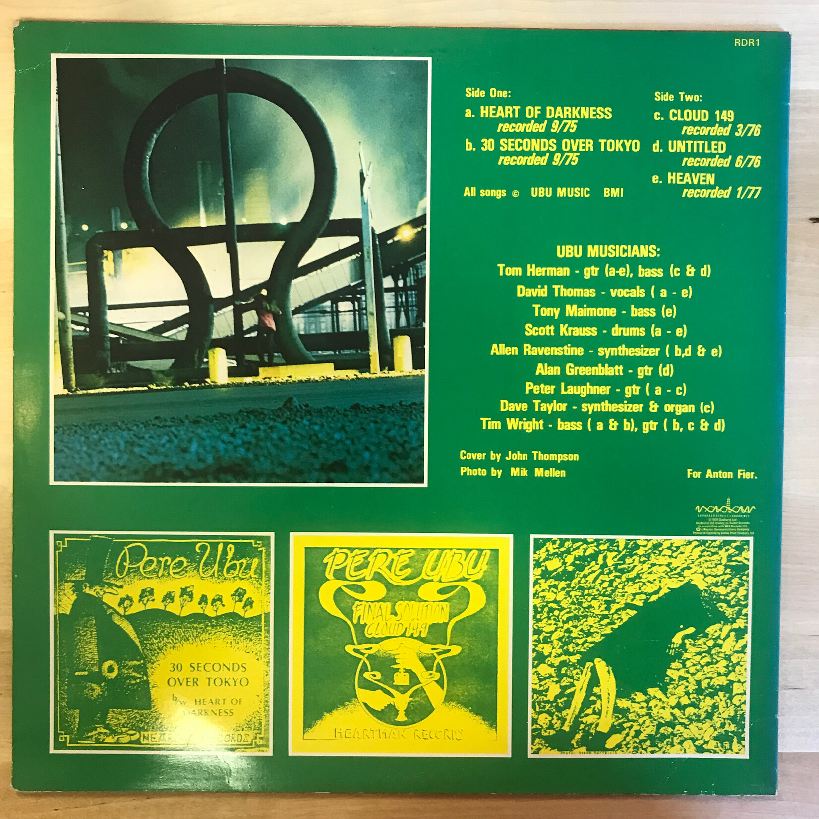 Pere Ubu - Datapanik In The Year Zero - RDR 1 - VINYL EP (USED)