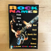 Adam Dolgins - Rock Names From Abba To ZZ Top - Paperback (USED)