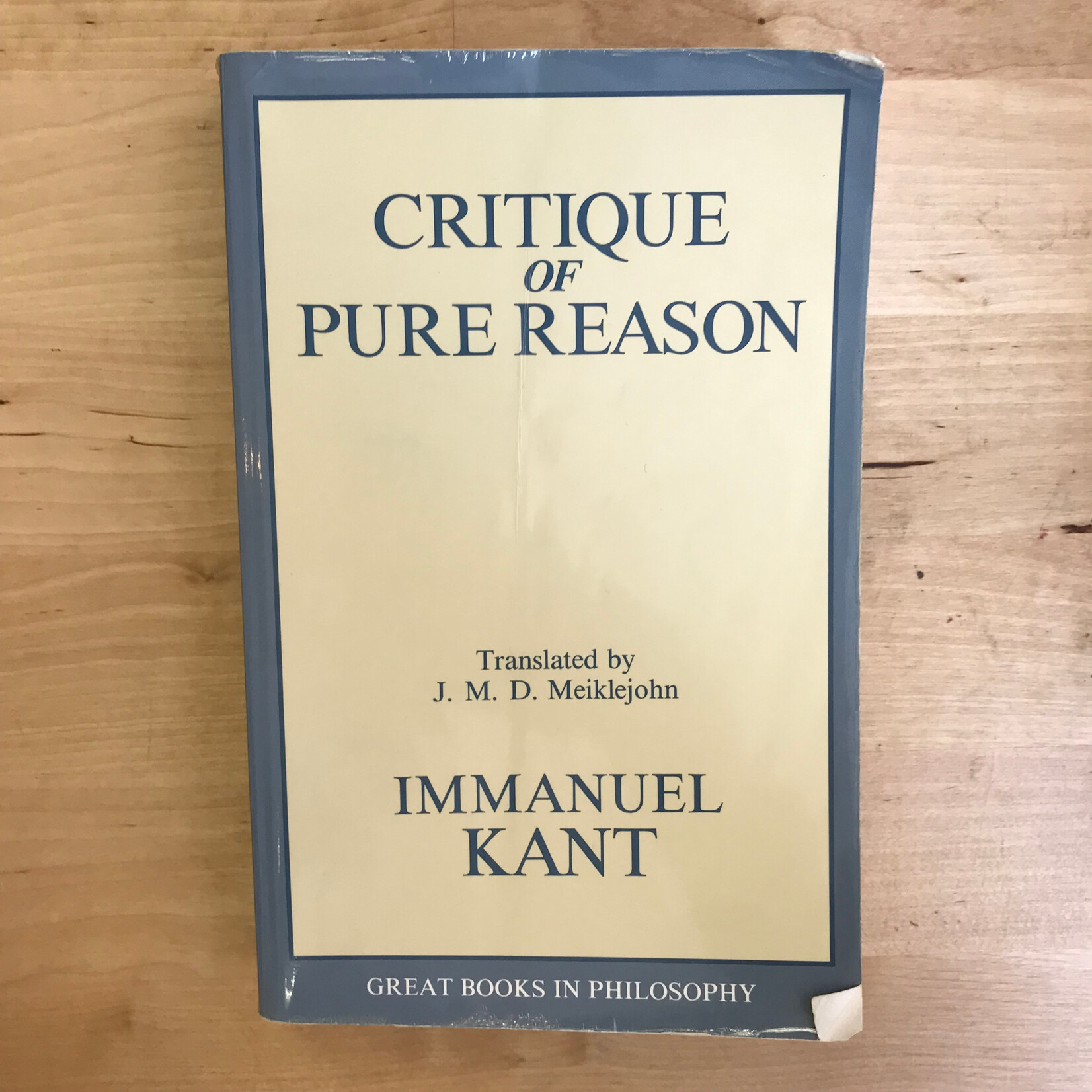 Immanuel Kant - Critique Of Pure Reason - Paperback (USED)