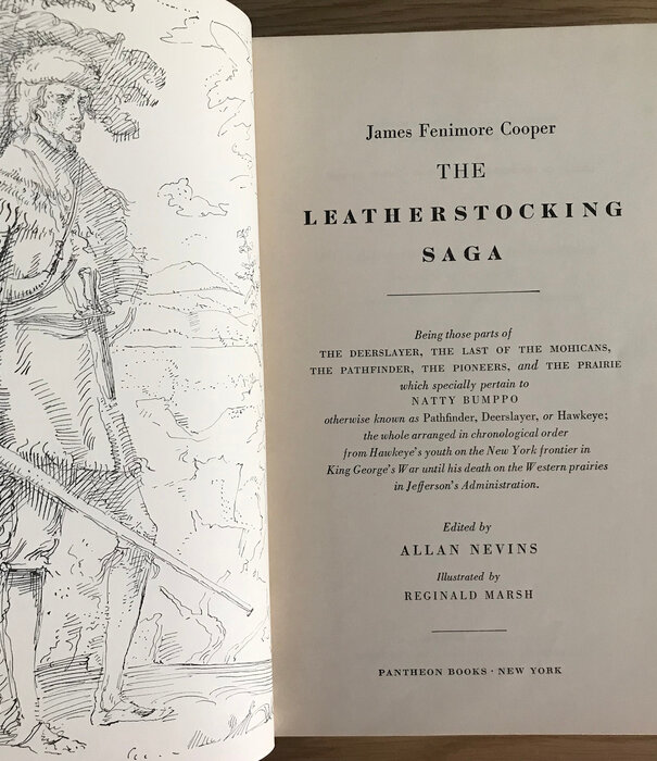 James Fenimore Cooper - The Leatherstocking Saga - Hardback (USED)