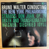 Bruno Walter - Strauss / Wagner: Don Juan, Op. 20 / Death And Transfiguration / Siegfried Idyll - ML5338 - Vinyl LP (USED)