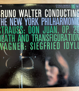 Bruno Walter - Strauss / Wagner: Don Juan, Op. 20 / Death And Transfiguration / Siegfried Idyll - ML5338 - Vinyl LP (USED)