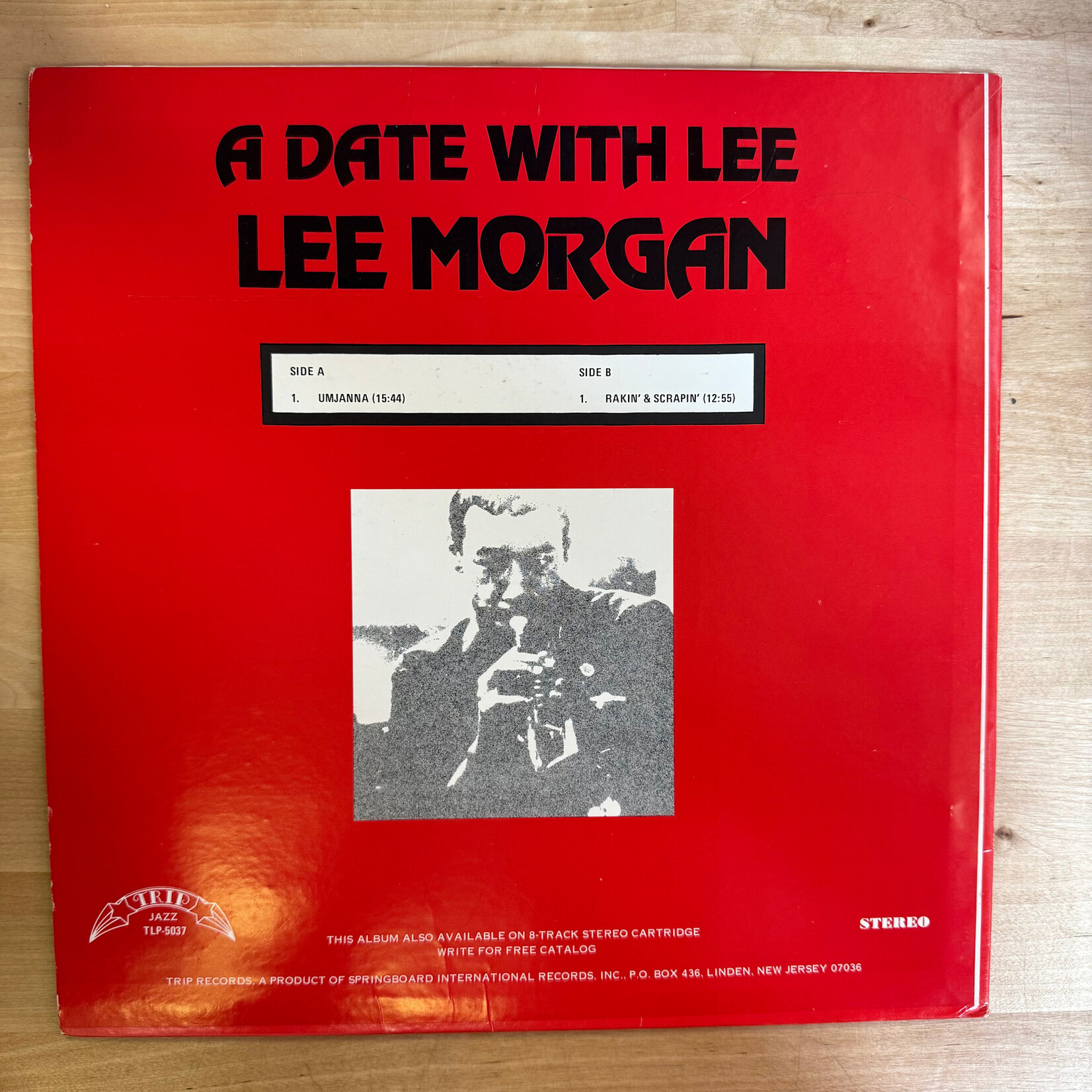 Lee Morgan - A Late Date With Lee - TLP5037 - Vinyl LP (USED)