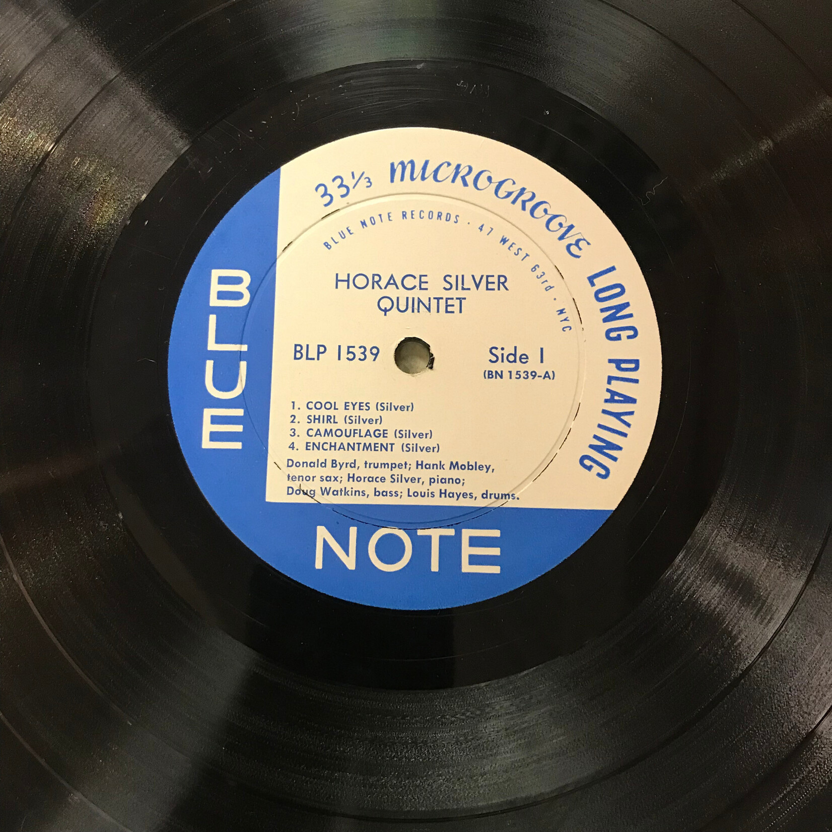 Horace Silver - 6 Pieces Of Silver (1957RE) - BLP 1539 - Vinyl LP (USED)