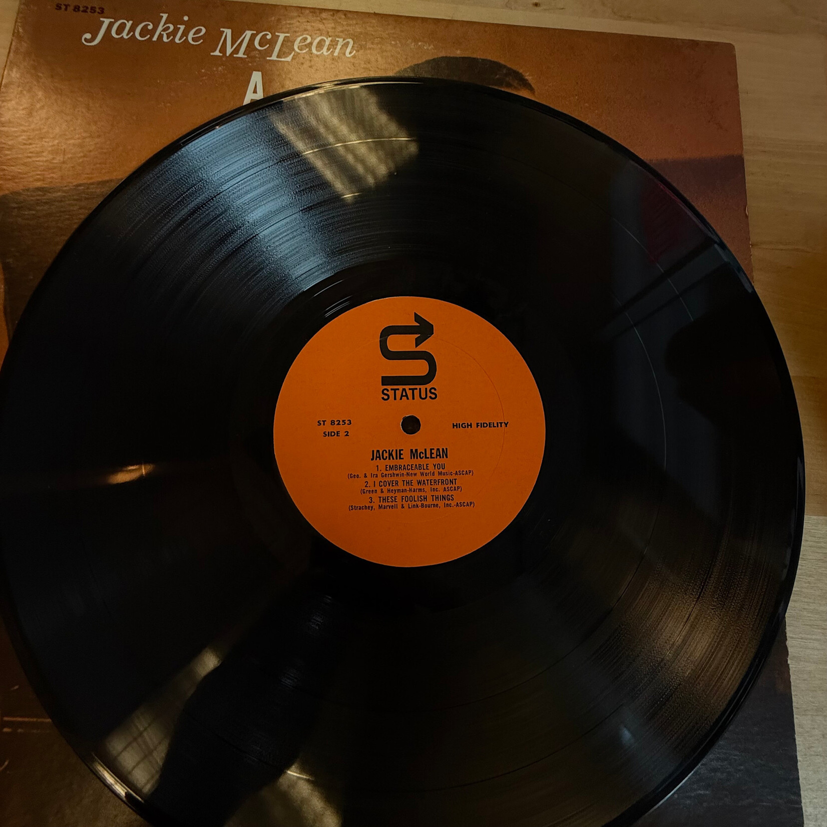 Jackie McLean – A Long Drink Of The Blues (1965 RE) - ST8253 - Vinyl LP (USED)