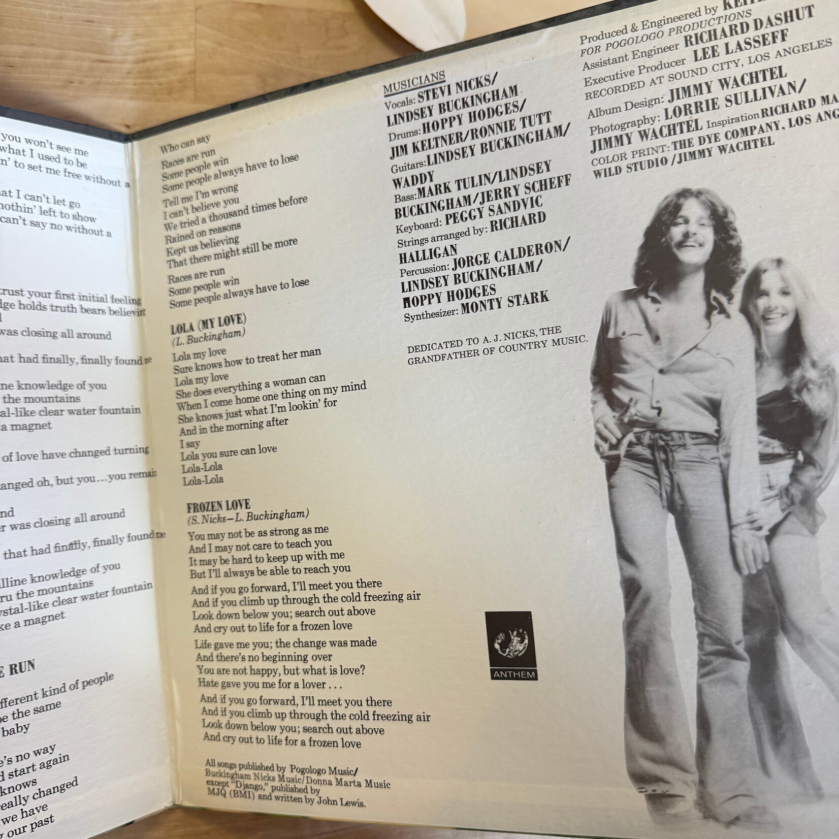 Lindsey Buckingham, Stevie Nicks - Buckingham Nicks - PD5058 - Vinyl LP (USED)