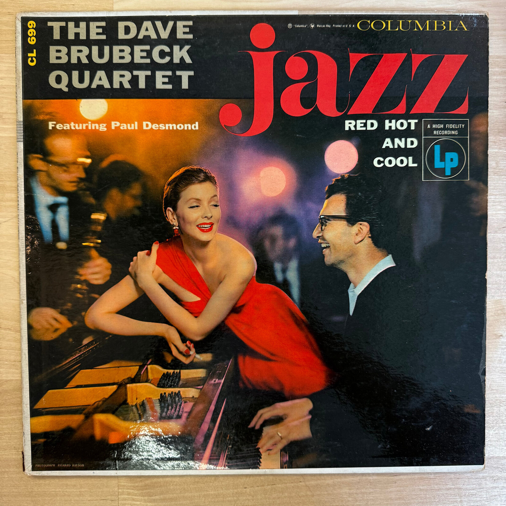 Dave Brubeck - Jazz Red Hot And Cool - CL699 - Vinyl LP (USED)