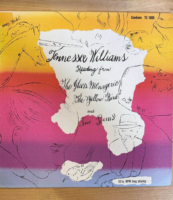 Tennessee Williams - Reading From His Works (Warhol Cover 4th) - TC1005 - Vinyl LP (USED)