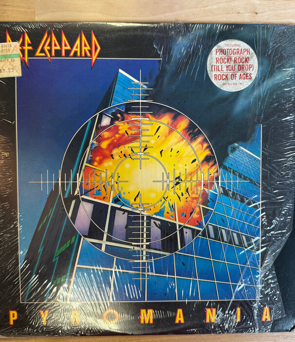 Def Leppard - Pyromania (w/ Hype Sticker) - 422 810 308 - Vinyl LP (USED)