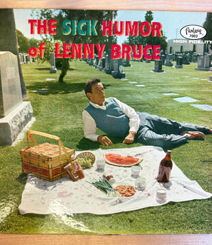 Lenny Bruce - The Sick Humor Of Lenny Bruce (RED) - 7003 - Vinyl LP (USED)