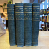 Carl Sandburg - Abraham Lincoln: The War Years (April 1960) - Four-Volume Hardback Set (VINTAGE)