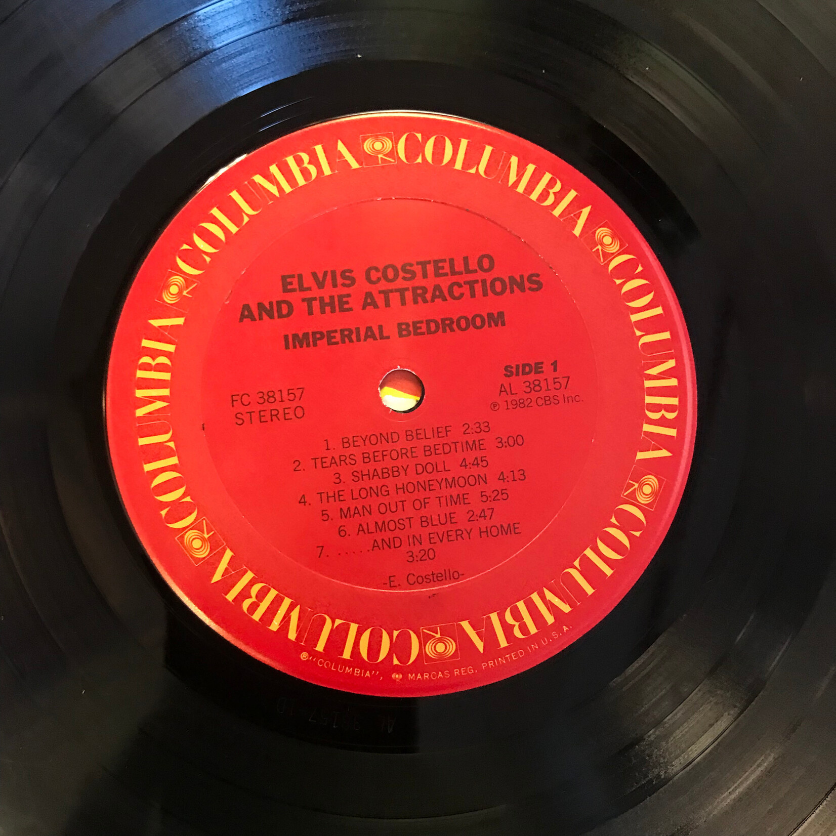 Elvis Costello - Imperial Bedroom - FC 38157 - Vinyl LP (USED)