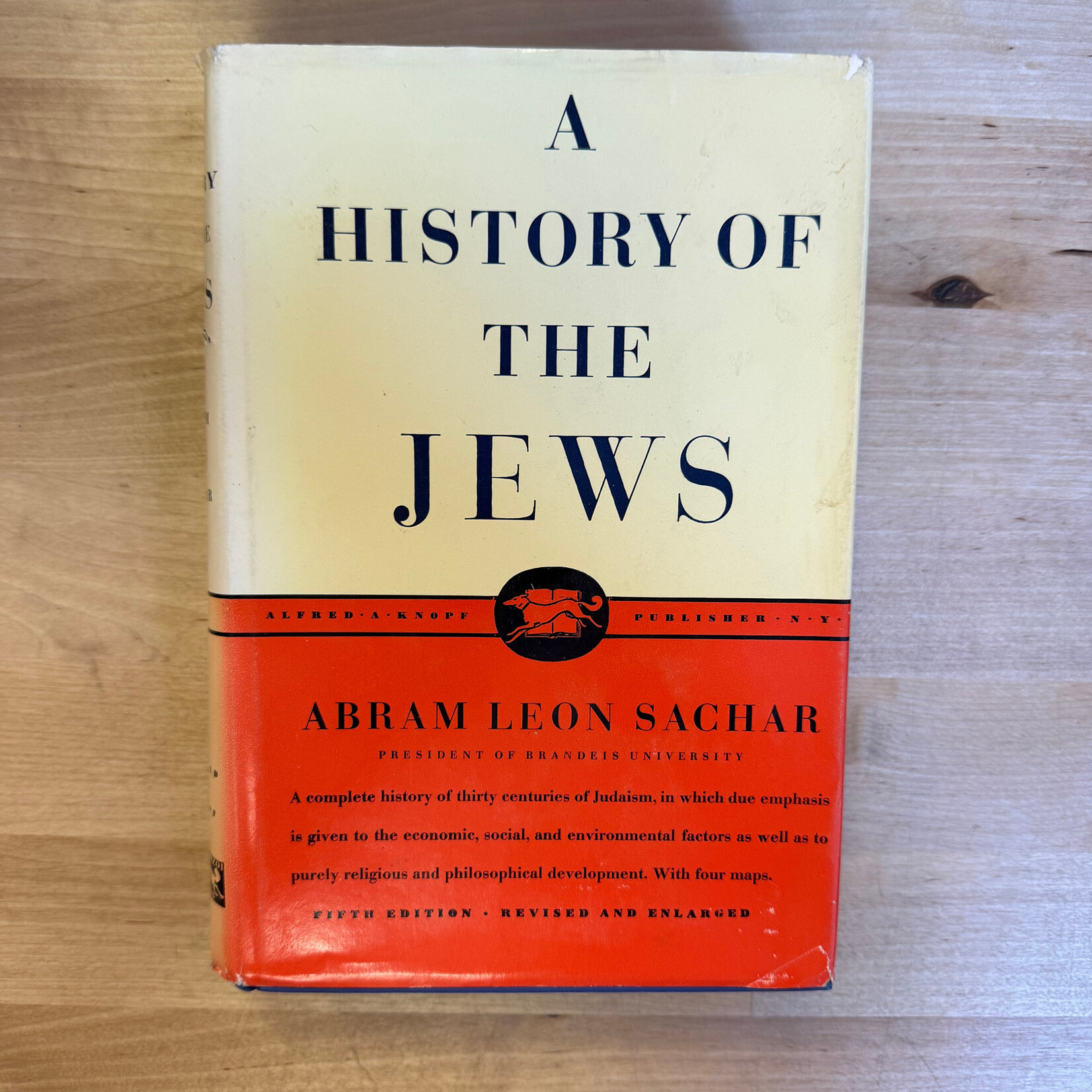 Abram Leon Sachar - A History Of The Jews - Hardback (USED)