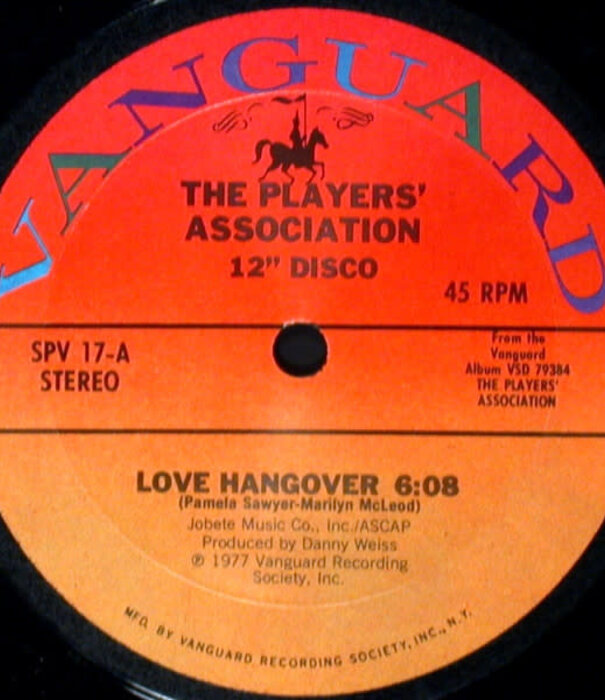 Players Association – Love Hangover - SPV17 - Vinyl 12-Inch Single (USED)