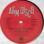 Peter Allen - Don't Wish Too Hard / I Go To Rio - SP12027 - Vinyl 12-Inch Single (USED)