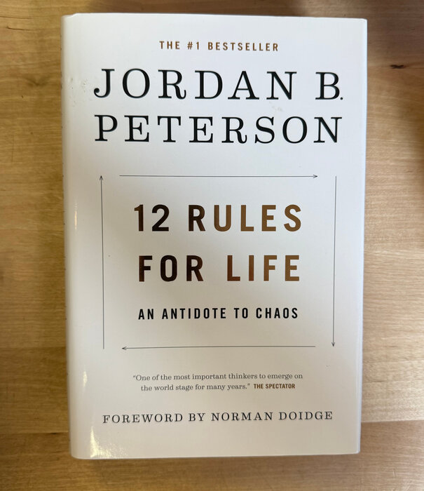 Jordan B. Peterson - 12 Rules For Life - Hardback (USED)