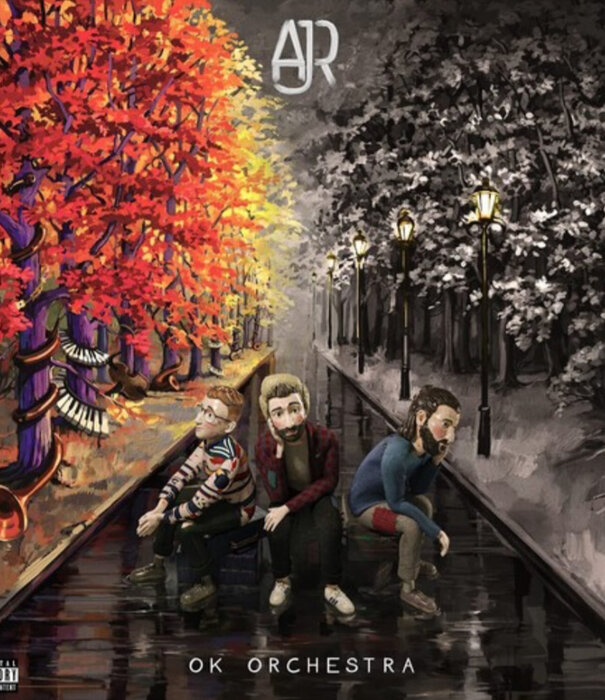 AJR - OK ORCHESTRA (Ghostly Orange) - BMTP167221 - Vinyl LP (NEW)