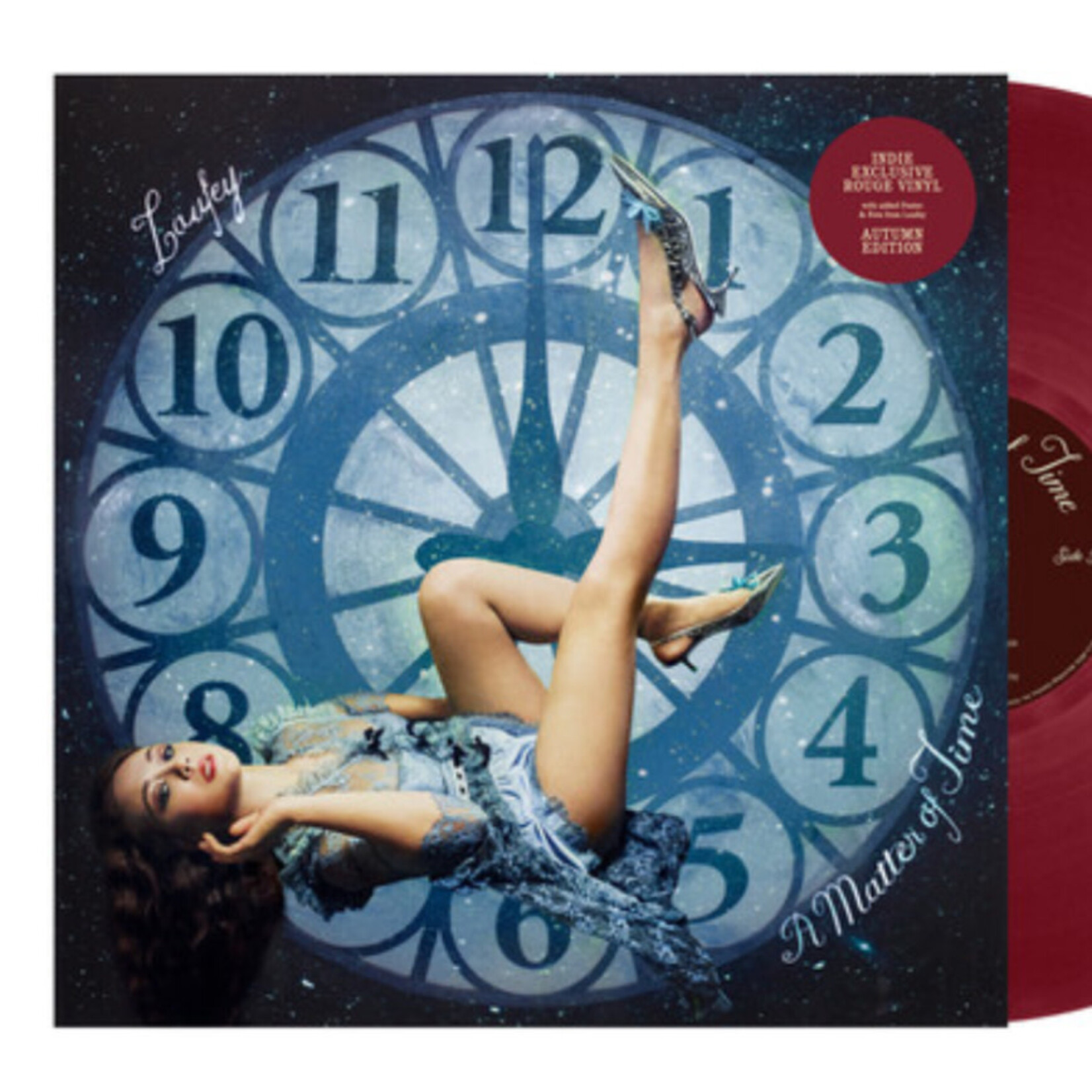 Laufey - A Matter Of Time [Indie Exclusive Autumn Edition] (Rouge vinyl) - LAFY3D - Vinyl LP (NEW)