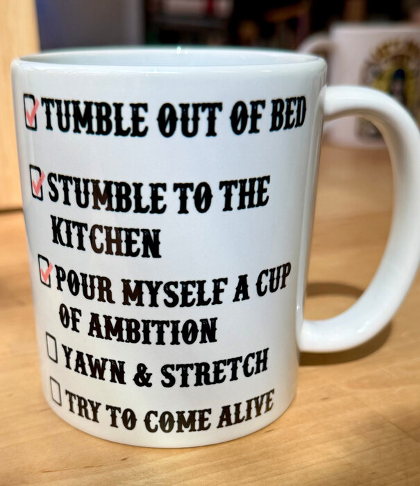 Morning Checklist (9 to 5) - Coffee Mug (NEW)