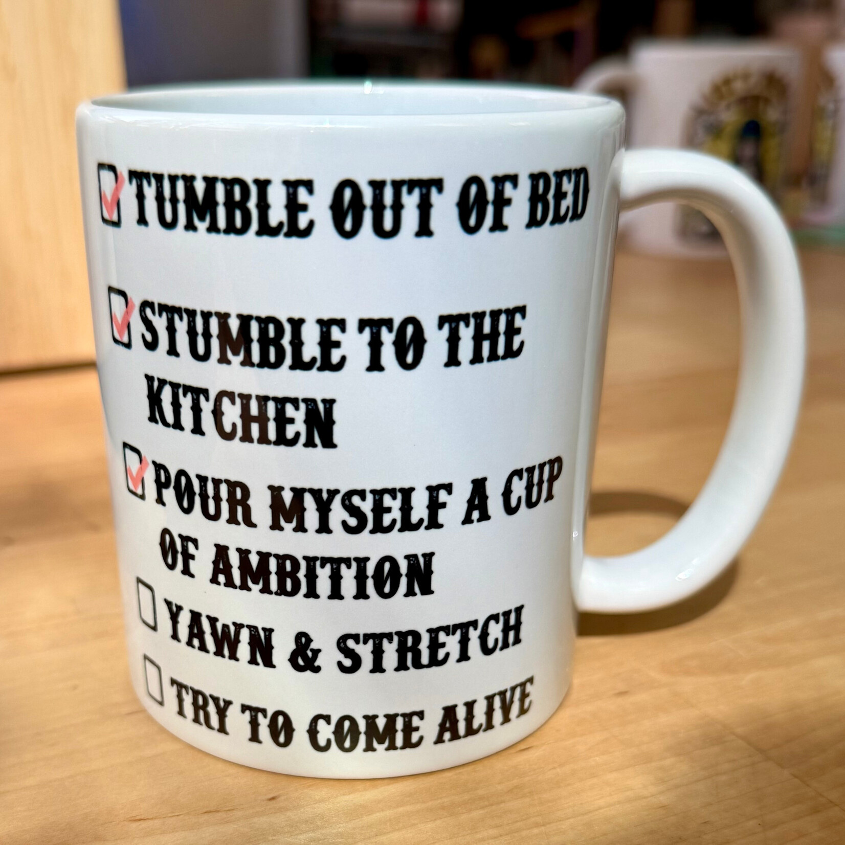 Morning Checklist (9 to 5) - Coffee Mug (NEW)