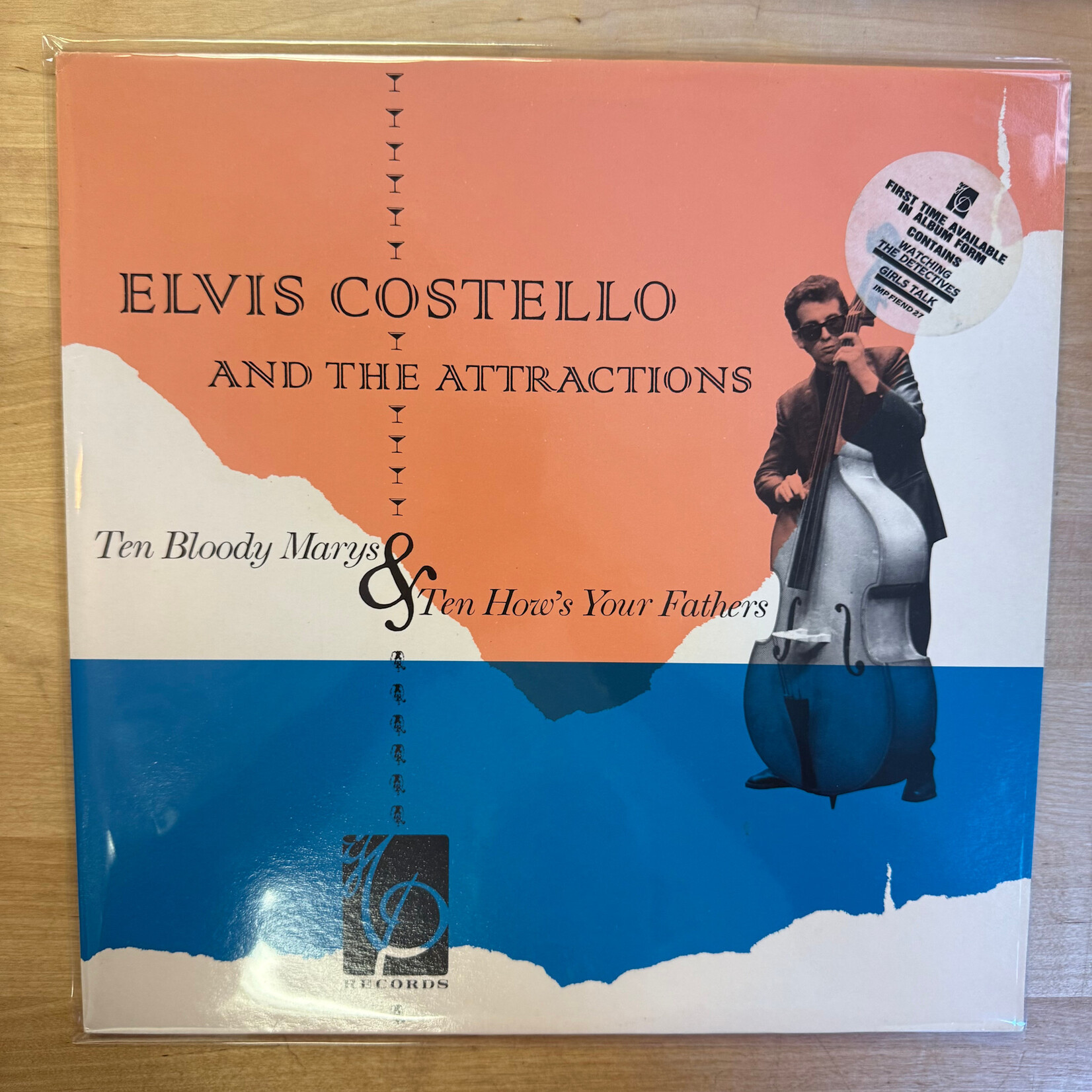 Elvis Costello And The Attractions - Ten Bloody Marys & Ten How’s Your Fathers - Fiend 27 - Vinyl LP (USED - UK)