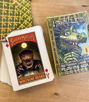 Striking Collection: Matchbox Label Art - Playing Cards (NEW)