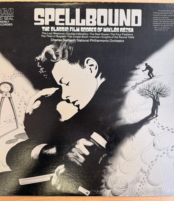 Charles Gerhardt / National Philharmonic Orchestra – Spellbound (The Classic Film Scores Of Miklós Rózsa) - ARL1 0911 - Vinyl LP (USED)