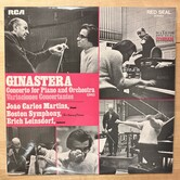 Ginastera, João Carlos Martins, Erich Leinsdorf – Concerto For Piano And Orchestra / Variaciones Concertantes - SB6784 - Vinyl LP (USED)
