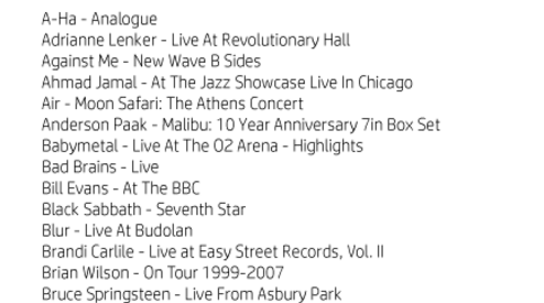 Record Store Day 2026 -- Our Stock and Notes