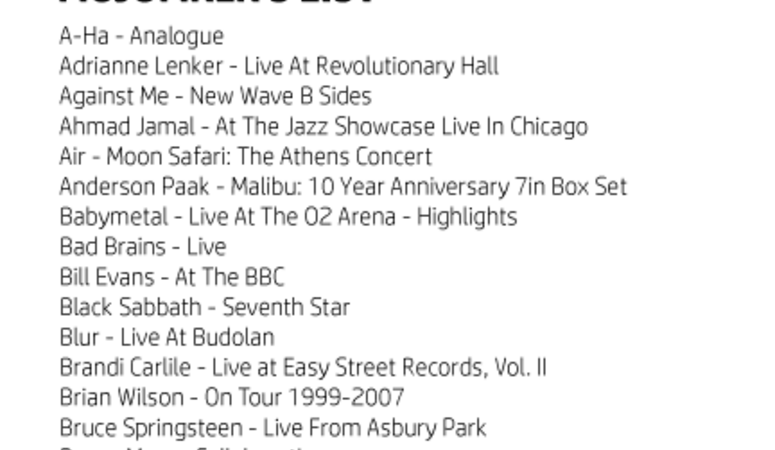 Record Store Day 2026 -- Our Stock and Notes