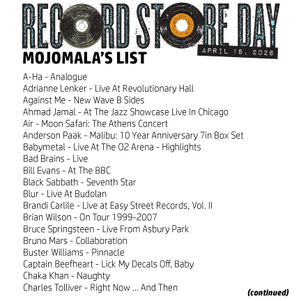 Record Store Day 2026 -- Our Stock and Notes